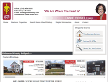 Tablet Screenshot of dianerealty.com